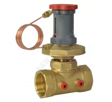 Клапан балансировочный автомат латунь R206C Ду 32 Rp1 1/4" Ру16 ВР 5-60 кПа Kvs=6.95м3/ч без ниппелей Giacomini R206CY106