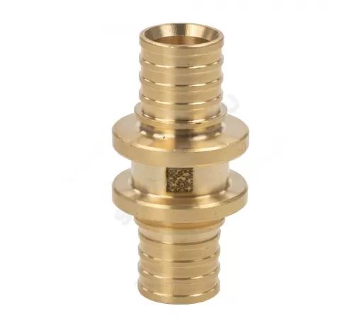 Муфта для PE-X труб аксиальная латунь Дн 40 MX Рехау 11080151001