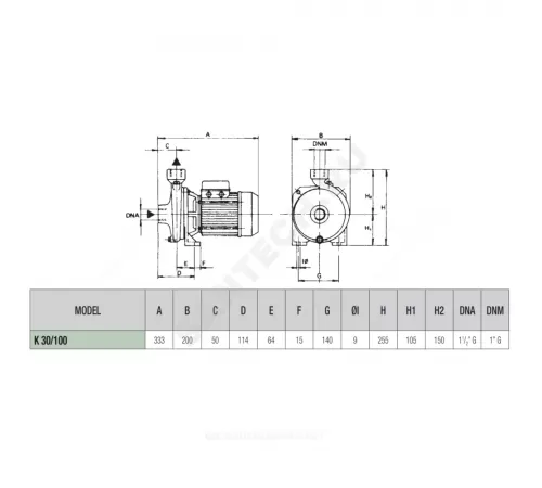 Насос центробежный K 30/100 M DAB 102110042