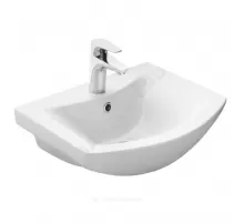 Умывальник мебельный Балтика 50 1 отверстие под смеситель по центру белый Santek 1.WH50.1.701