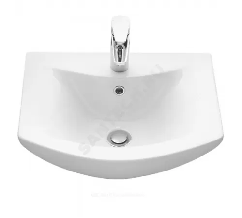 Умывальник мебельный Балтика 50 1 отверстие под смеситель по центру белый Santek 1.WH50.1.701