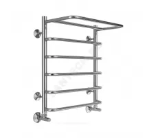 Полотенцесушитель водяной нерж сталь Лесенка (1/2") ВР 500х600мм 6П нижнее подключение Полка Терминус 4670078530288