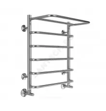 Полотенцесушитель водяной нерж сталь Лесенка (1/2") ВР 500х600мм 6П нижнее подключение Полка Терминус 4670078530288