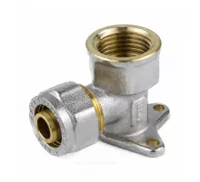 Водорозетка МП латунь никель обжим Дн 16х1/2" ВР ГОСТ 32415-2013 7008 Aquasfera 7008-01