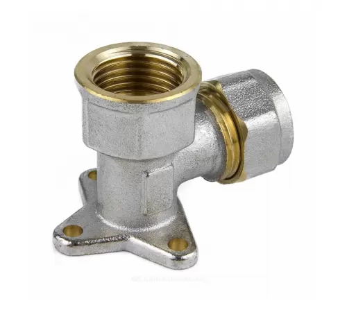 Водорозетка МП латунь никель обжим Дн 16х1/2" ВР ГОСТ 32415-2013 7008 Aquasfera 7008-01