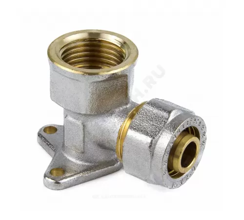 Водорозетка МП латунь никель обжим Дн 16х1/2" ВР ГОСТ 32415-2013 7008 Aquasfera 7008-01