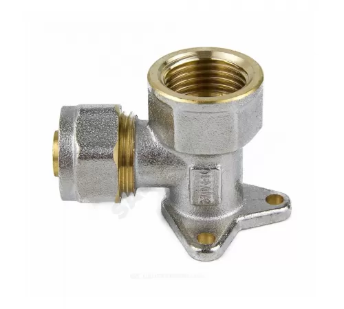 Водорозетка МП латунь никель обжим Дн 16х1/2" ВР ГОСТ 32415-2013 7008 Aquasfera 7008-01