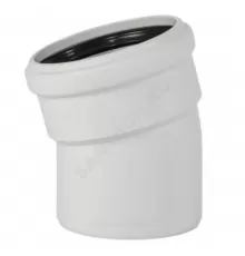 Отвод PP-MD бесшумный светло-серый Skolan Safe SKB Дн 78х15гр (DN75) б/нап в/к Ostendorf 333100