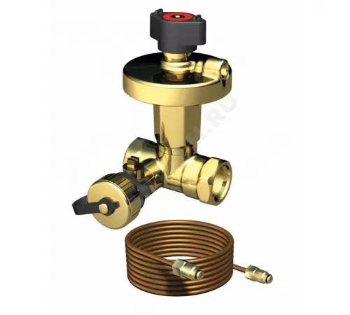 Клапан балансировочный автомат латунь DP Ду 20 G3/4" Ру25 ВР 2-40 кПа Kvs=2.5м3/ч без ниппелей BROEN 44550030-021003