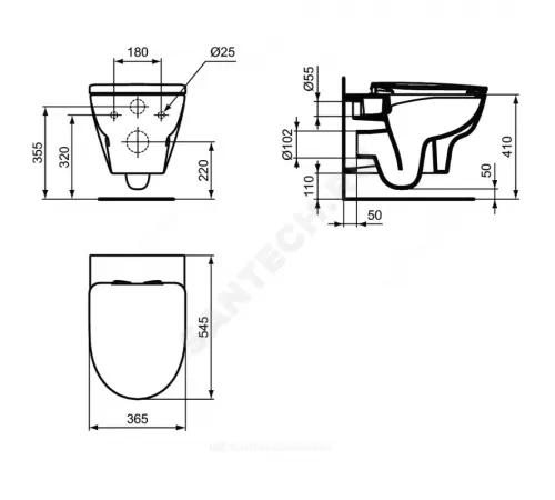Унитаз подвесной