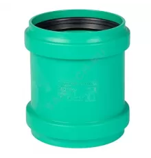 Муфта PP-MD двухраструбная зелёная KG2000 KG2000MM Дн 160 б/нап в/к Ostendorf 777500