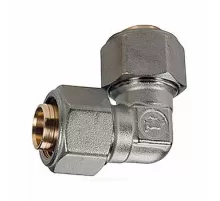 Угольник для МП/PE-X труб латунь обжим Дн 26х90гр R561AM Giacomini R561MX062