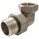 Соединитель латунь никель американка Ду 20 (3/4") угловой ВР/НР VALFEX VF.098.N.034