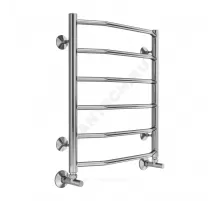 Полотенцесушитель водяной нерж сталь Лесенка (1/2") ВР 500х600мм 6П нижнее подключение Виктория Терминус 4670078530080