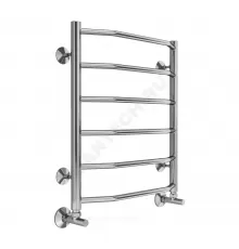 Полотенцесушитель водяной нерж сталь Лесенка (1/2") ВР 500х600мм 6П нижнее подключение Виктория Терминус 4670078530080