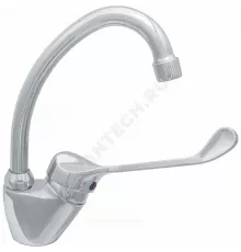 Смеситель для кухонной мойки хирургический локтевой одноручный излив Д18 Престиж ЦС-СМ 27/2ш М-44 Центр Сантехники (Подольск) ПП800521