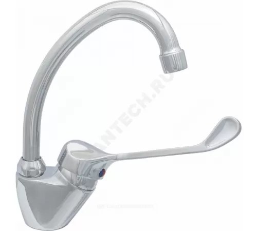 Смеситель для кухонной мойки хирургический локтевой одноручный излив Д18 Престиж ЦС-СМ 27/2ш М-44 Центр Сантехники (Подольск) ПП800521