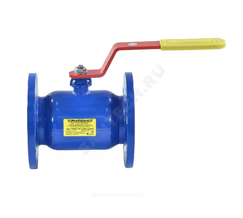 Кран шаровой сталь 11с67п Ду 65 Ру16 фл L=200мм Маршал 2Цф.00.1.016.065/050