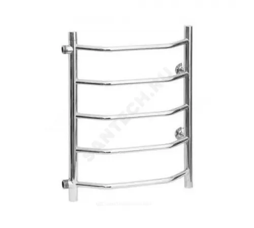 Полотенцесушитель водяной нерж сталь Лесенка Ду 25 (1") НР 320х500х500мм 4П боковое подключение б/к Вектра Элит-Металл ВПБ-12-06