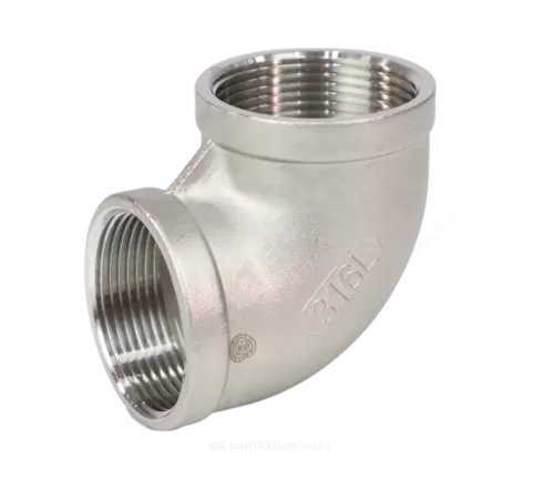 Угольник сталь нерж Ду 20 (3/4") ВР Benarmo