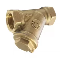 Фильтр сетчатый Y-образный латунь Ду 15 Ру25 Тмакс=150 oC 1/2" ВР 46Б5фт1 под пломбу VALFEX VF.192.L00.012