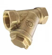 Фильтр сетчатый Y-образный латунь Ду 25 Ру25 Тмакс=150 oC G1" ВР 46Б5фт1 под пломбу VALFEX VF.192.L00.100