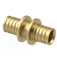 Муфта для PE-X/PE-RT труб аксиальная латунь Дн 40 RTP (РосТурПласт) 29295