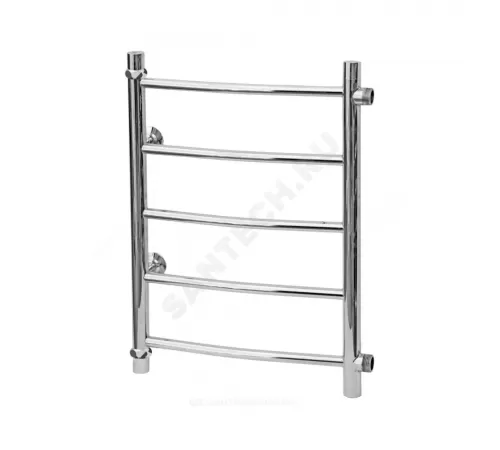 Полотенцесушитель водяной нерж сталь Лесенка Ду 25 (1") НР 500х600мм 5П боковое подключение б/к Уют Элит-Металл ВПБ-23-07