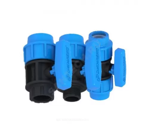 Кран шаровой компрессионный Дн 20х1/2" НР Джилекс 9364