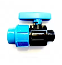 Кран шаровой компрессионный Дн 25х3/4" НР Джилекс 9365