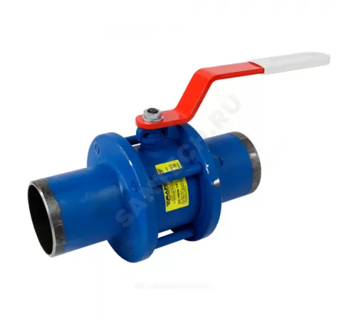 Кран шаровой сталь 11с67п Ду 150 Ру16 п/привар L=480мм Маршал СП.00.1.016.150/100