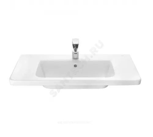 Умывальник мебельный The Gap Unik 80 1 отверстие под смеситель по центру белый Roca 327470000