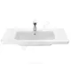 Умывальник мебельный The Gap Unik 80 1 отверстие под смеситель по центру белый Roca 327470000