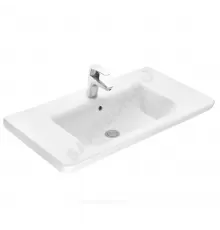 Умывальник мебельный The Gap Unik 80 1 отверстие под смеситель по центру белый Roca 327470000