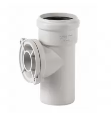 Ревизия PP-MD круглая крышка, крепление винтами torx с затвором инспекционного выхода бесшумная светло-серая Skolan Safe SKRE Дн 78 (DN75) б/нап в/к Ostendorf 333600