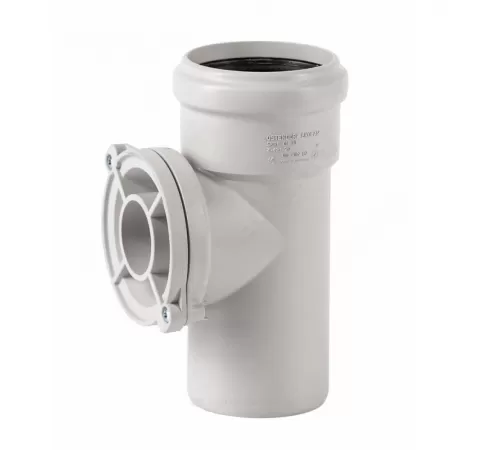 Ревизия PP-MD круглая крышка, крепление винтами torx с затвором инспекционного выхода бесшумная светло-серая Skolan Safe SKRE Дн 78 (DN75) б/нап в/к Ostendorf 333600