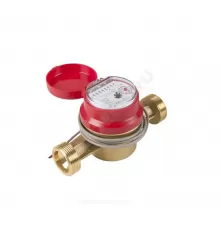 Счётчик г/в и х/в крыльчатый одноструйный Ду 25 Ру16 Qn=3,5 м3/ч 120С L=170мм резьба импульсный В/К ОСВУ ДГ1 исполнение "Нептун" Декаст 75-25-03