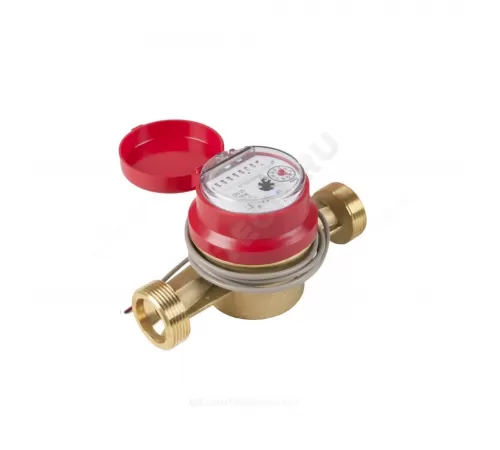 Счётчик г/в и х/в крыльчатый одноструйный Ду 25 Ру16 Qn=3,5 м3/ч 120С L=170мм резьба импульсный В/К ОСВУ ДГ1 исполнение "Нептун" Декаст 75-25-03