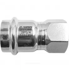 Муфта сталь нерж AISI 304 Дн 28х3/4" пресс/ВР SantechSystems