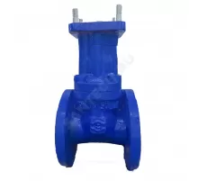 Задвижка чугун 30ч939р аналог МЗВ обрезиненный клин Ду 80 Ру16 Тмакс=75C фл под электропривод Завод им Гаджиева