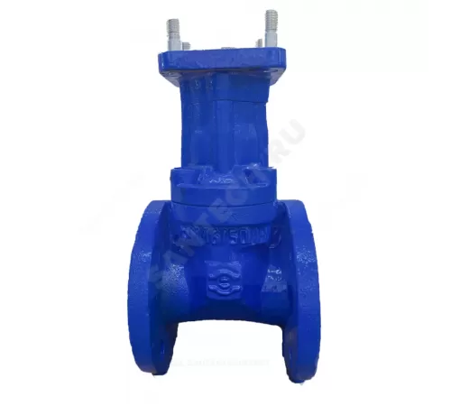 Задвижка чугун 30ч939р аналог МЗВ обрезиненный клин Ду 80 Ру16 Тмакс=75C фл под электропривод Завод им Гаджиева