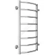 Полотенцесушитель водяной нерж сталь Лесенка (1") НР 400х800мм 8П боковое подключение Виктория Терминус 4670078530103
