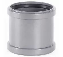 Муфта PP-H ремонтная серая Дн 40 б/нап в/к VALFEX 20106040