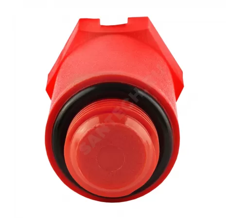 Заглушка пластик красная НР L=68мм 1/2" для водорозетки РОС