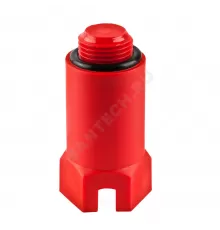 Заглушка пластик красная НР L=68мм 1/2" для водорозетки РОС