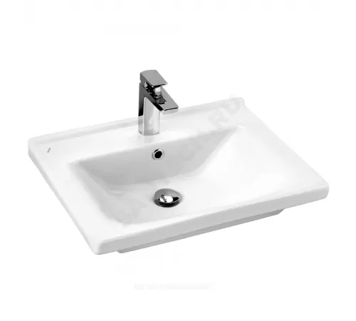 Умывальник мебельный Миранда 60 1 отверстие под смеситель по центру Santek 1.WH30.2.421