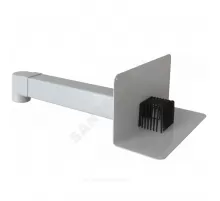 Воронка парапетная VC-PVC ПВХ Дн 100 с угловым отводом, листвоуловителем Fachmann 01.067