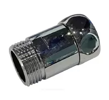 Соединитель для полотенцесушителя латунь Ду 25х20 1"x3/4" нак/гайка/НР прямой в/к отражатель хром SantechSystems