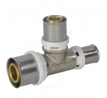 Тройник переходной МП латунь никель пресс Дн 26х20х16 ГОСТ 32415-2013 8010 Aquasfera 8010-07