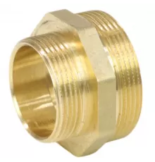 Ниппель латунь переходной Ду 15х10 (1/2"х3/8") НР LD LD.65.503.1510